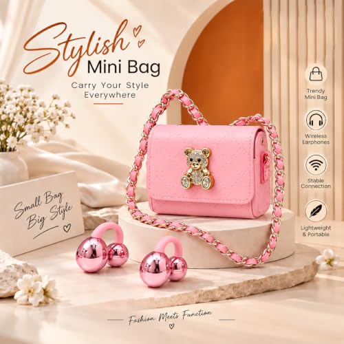 Image of Q69 True Wireless Stereo Earphones with Mini Bag (Orange)