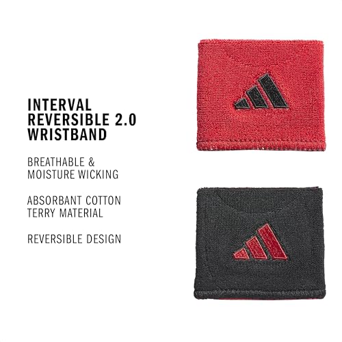 Image of adidas Interval Reversible Wristband