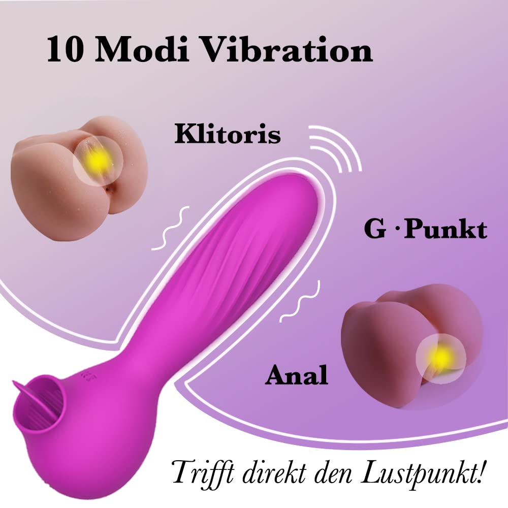 g punkt flapping vibrator mit kussfunktion & vibrierender zunge Zunge Lecken Vibrator G-punkt Klitoris Nippel Stimulator Sexspielzeug Für  Frauen main image 1