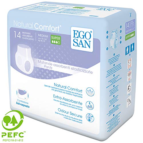EGOSAN Super Incontinence Adult Pull Up Underwear Adult Diapers with Stretchable Waistband, Maximum