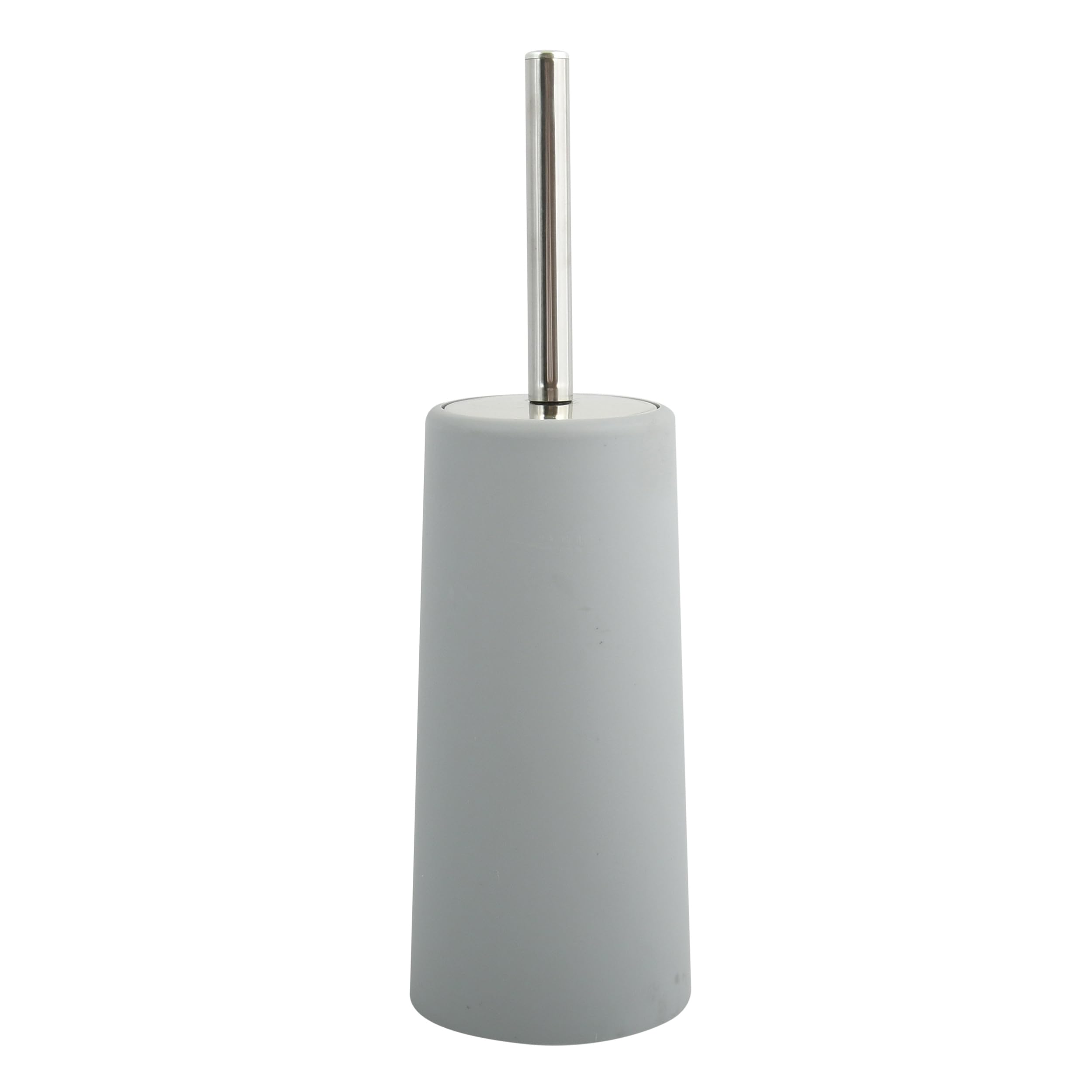 MSV Stainless Steel Toilet Brush, Grey