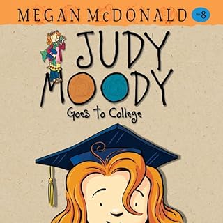 Judy Moody Goes to College Audiolibro Por Megan McDonald arte de portada