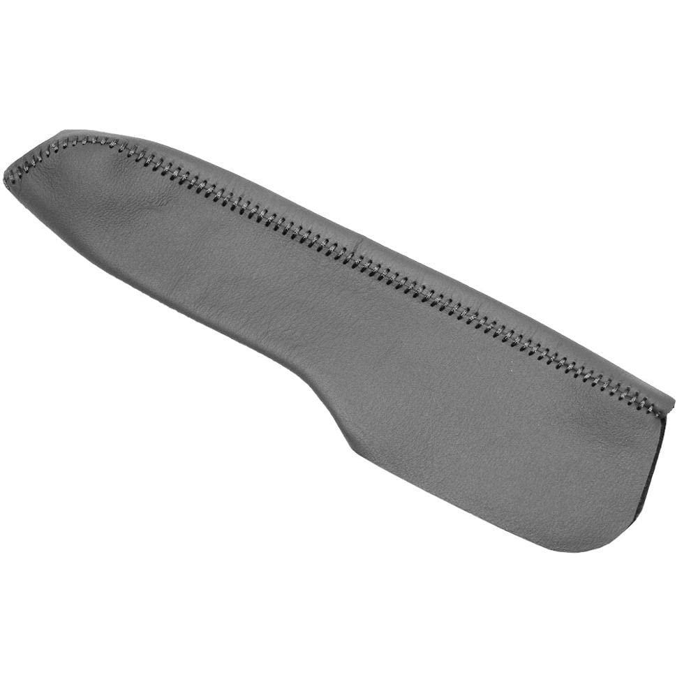 Handbremsengriffe Autohandbremsabdeckungen Fall Fit verwendet for Gebrauch for Honda Jazz City Passform 2008-2011 Echte Leder Auto Cover-Autorstil-Handbremse-Griffe (Color : Noir)