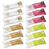 No Cow High Protein Bars, 20g Plus Plant Based Vegan Protein, Keto Friendly, Low Sugar, Low Carb, Low Calorie, Gluten Free, Dairy Free, Non GMO, Kosher, 12 Pack, Peanut Free Variety Pack
