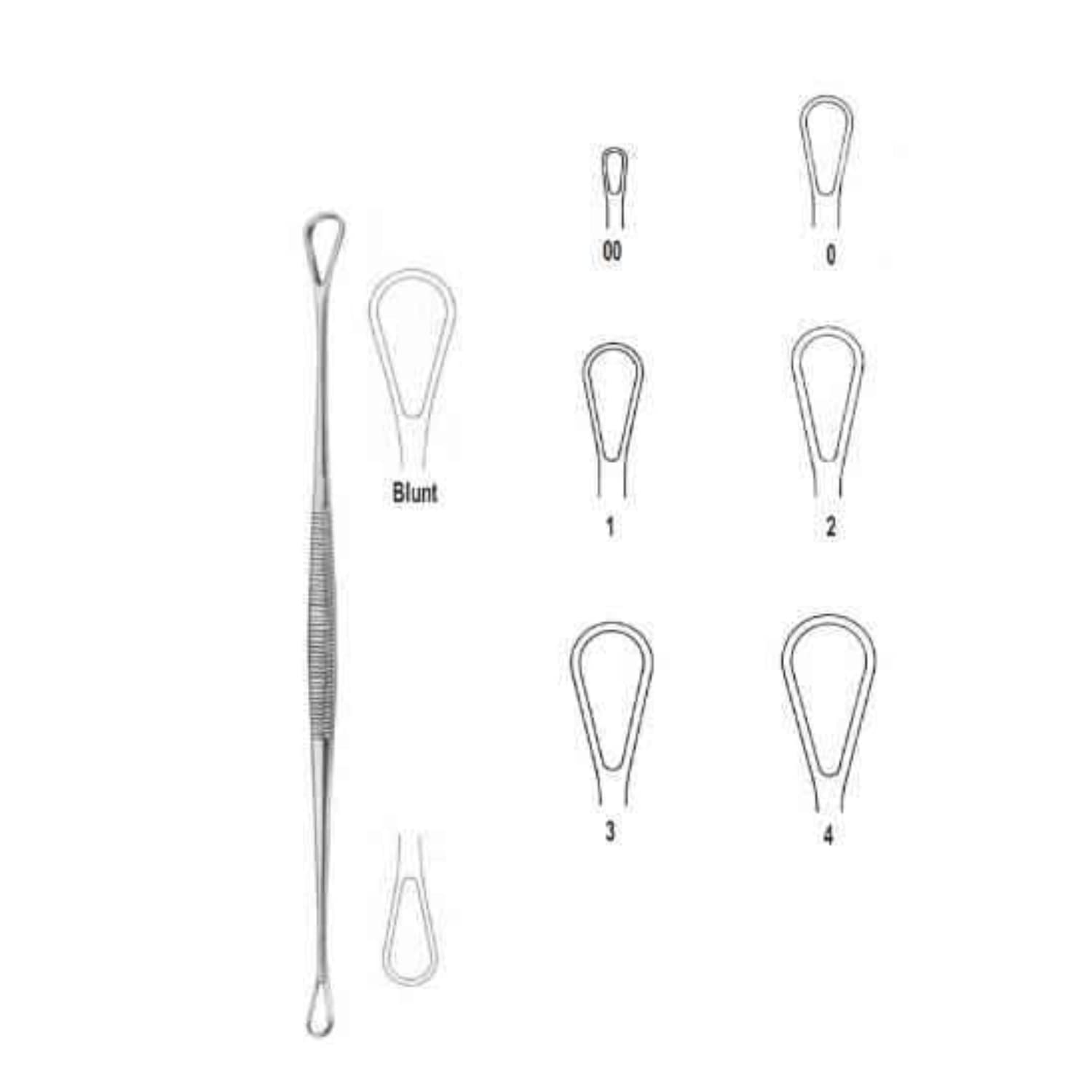 Greta 6.0Mm 10 Inch Blake Sharp+Blunt Rigid 0, Al-Gen-135-02