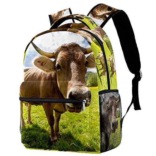 Sac à dos vache ludique et amusant pour aimer l'école et transporter ses premiers livres