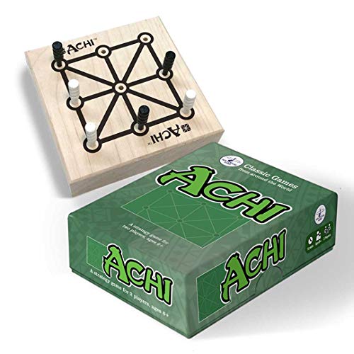Achi Strategy peg Game from Ghana miniatura 1