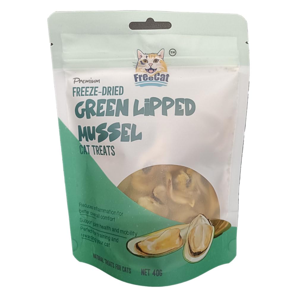 Freecat Freeze Dried Green Lipped Mussel Cat Treats 40g