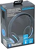 grundig microanlage cms 1050 dab+ Farbe : Schwarz Kopfhörer Bluetooth Drahtlose kabellos mit Licht Microphone mit USB Micro Kabel