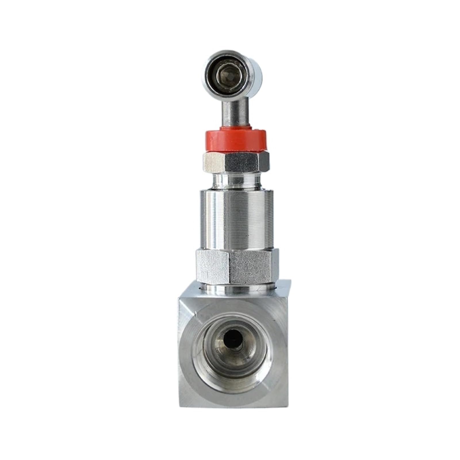 Zawór, 1 szt. 1/4" 3/8" 1/2" BSP NPT żeński wysokociśnieniowy zawór igłowy ze stali nierdzewnej 304 J13-320P kontrola przepływu dźwigu(3/8",NPT)