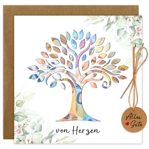 PeakPeek Hochzeitskarte Geldgeschenk mit Umschlägen, Geldgeschenk Hochzeit, Hochzeitsgeschenke für Brautpaar, Lebensbaum Karte Hochzeit Geldgeschenke Verpackung PeakPeek Hochzeitskarte Geldgeschenk mit Umschlägen, Geldgeschenk Hochzeit, Hochzeitsgeschenke für Brautpaar, Lebensbaum Karte Hochzeit Geldgeschenke Verpackung