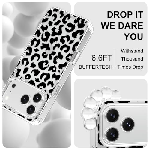 Coque iPhone 17 Pro Max léopard noir idéale pour vos sorties et soirées