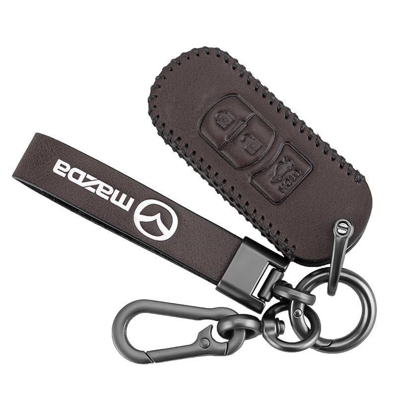 XWMRBD Llavero de Coche para Mazda 3 AXELA Atenza cx-8 CX-5 CX-4, Reemplazo de Llavero de Coche con Logo, Hombre y Mujer Accesorios Personalizado, Regalos Familiares