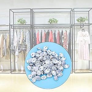 Acrylellips, acrylellipsdruppel, kristaldiamant, voor waardering voor decoratie(Ellipse 10 * 14MM)