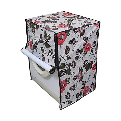 Image of Lithara Waterproof Front Load Washing Machine Cover For 8 Kg, 8.2 Kg, 8.5 Kg, 9 Kg (Design 21)