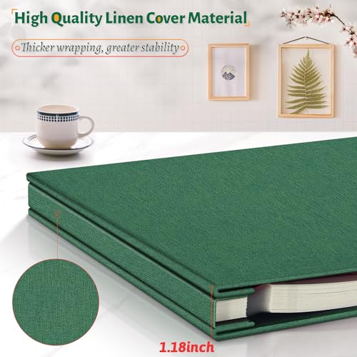 Image of Artfeel Photo Album Self Adhesive Scrapbook,60 Pages Large Photo Book for 4x6,5x7,8x10 Pictures,DIY Album for Baby Wedding Family Travel Birthday,with Metallic Pen and Scraper