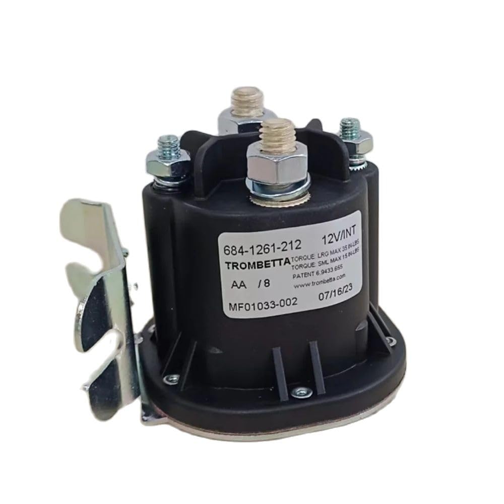 Hydraulic Pump Motor Contactor 684-2461-212 684-1261-212 12V 150A Lifting Solenoid Relay Switch 12 Volt 200 Amp for Electric Pallet Truck Stacker Material Handling Cart