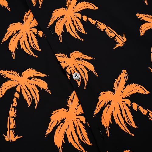 Image of Hawaiian Shirt for Men Tropical Shirts Summer Beach Button Down Short Sleeve Luau Aloha Floral Cruise Vacation Outfit 2026