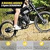 GT73 Pro/ GT73 Electric Dirt Bike for Adults - 3000W/2500W Motor 50/37 MPH High-Speed, 25" Fat Tires & Dual Removable Battery (60V-26AH*2)| All-Terrain Off-Road eBike for Snow, Sand #2