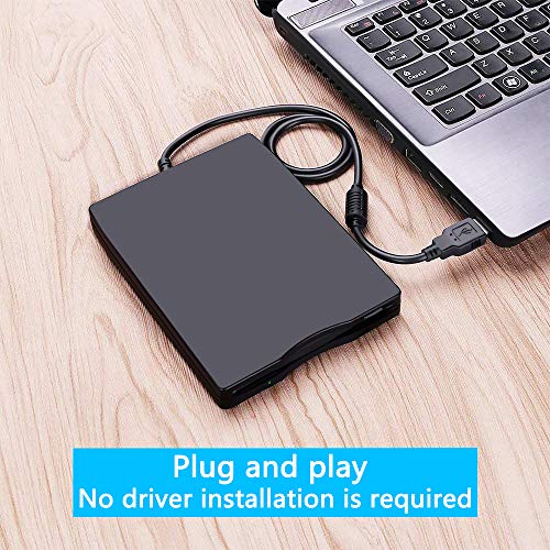 通用 Usb Floppy Drive, Mthstec 3.5" Usb External Floppy Disk Drive 1.44 Mb Slim Plug And Play Fdd Drive For Pc Windows 2000/Xp/Vista/Windows 7/8/10/Mac(Black) #TOP2