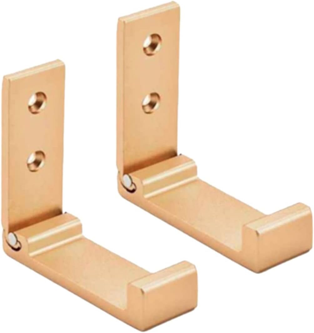Wall-Mounted Coat Rack Space Aluminum Hole-Free Coat Hook Wall-Mounted Hidden Creative Folding Coat Hanger Metal Hook Wall Mounted Retractable 2pcs Coat Rack Hooks