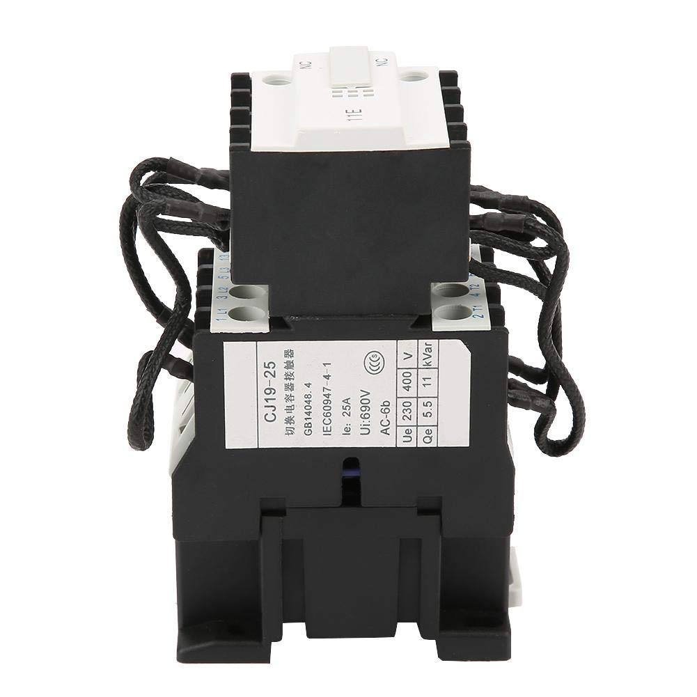 Buy 3 Pole Contactor Coil Contactor, CJ1925/11 25A 11KVAr Air