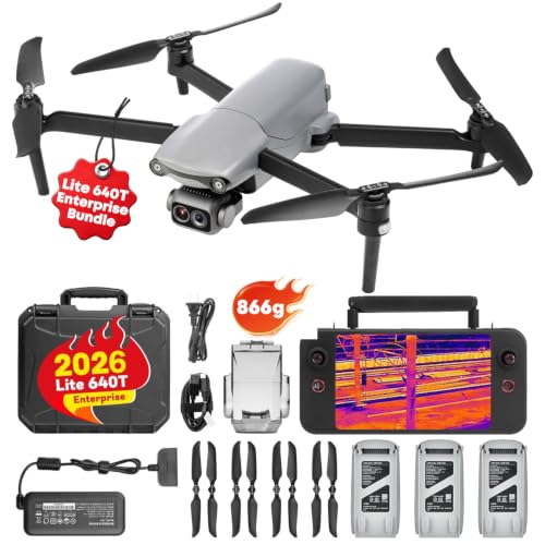 Autel Robotics EVO Lite 640T Enterprise, Cámara Térmica & CMOS 1/2'' 48MP
