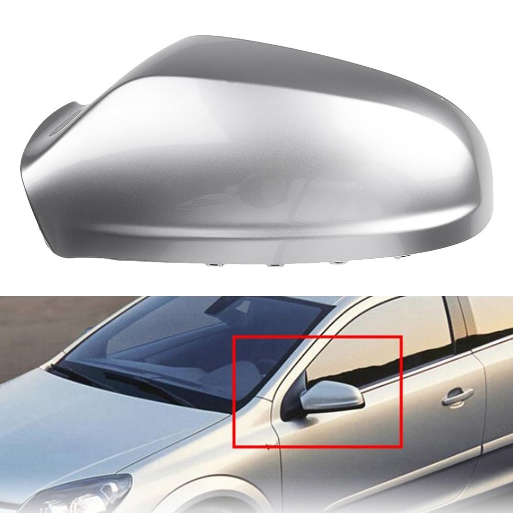 Copertura Specchietto Laterale Sinistro Per Opel Astra H MK5 (2004-2009) – Colore Grigio Argento