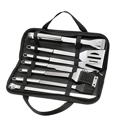 Set de Accesorios para Parrilla 12 en 1 Acero Inoxidable miniatura 1