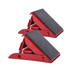 Lot de 2 mini cales pliables Rouge 1000 kg