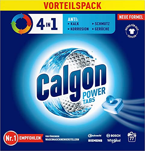 Calgon 4-in-1 Power Tabs – Wasserenthärter gegen Kalkablagerungen, Schmutz und Korrosion in der Waschmaschine… – Ansicht 2