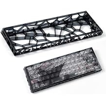 60% Mechanical Hollow Keyboard Case Transparent Keyboard Housing Compatible with Wooting60/HM66/Mad60/M6lite/Rakka Keyboard Only Case