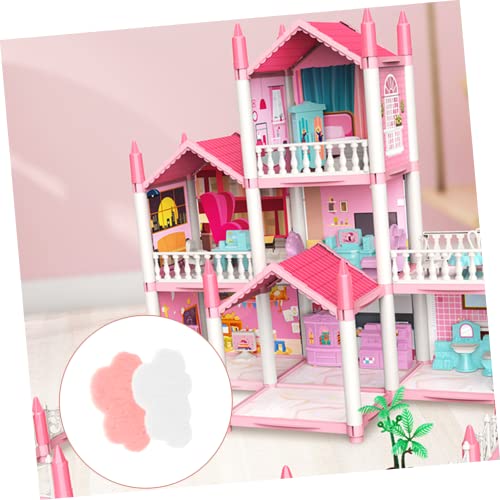 CANIGHT 2 Pçs Tapete De Casa De Boneca Em Miniatura Enfeites De Casa Decoração De Casa Acessórios De