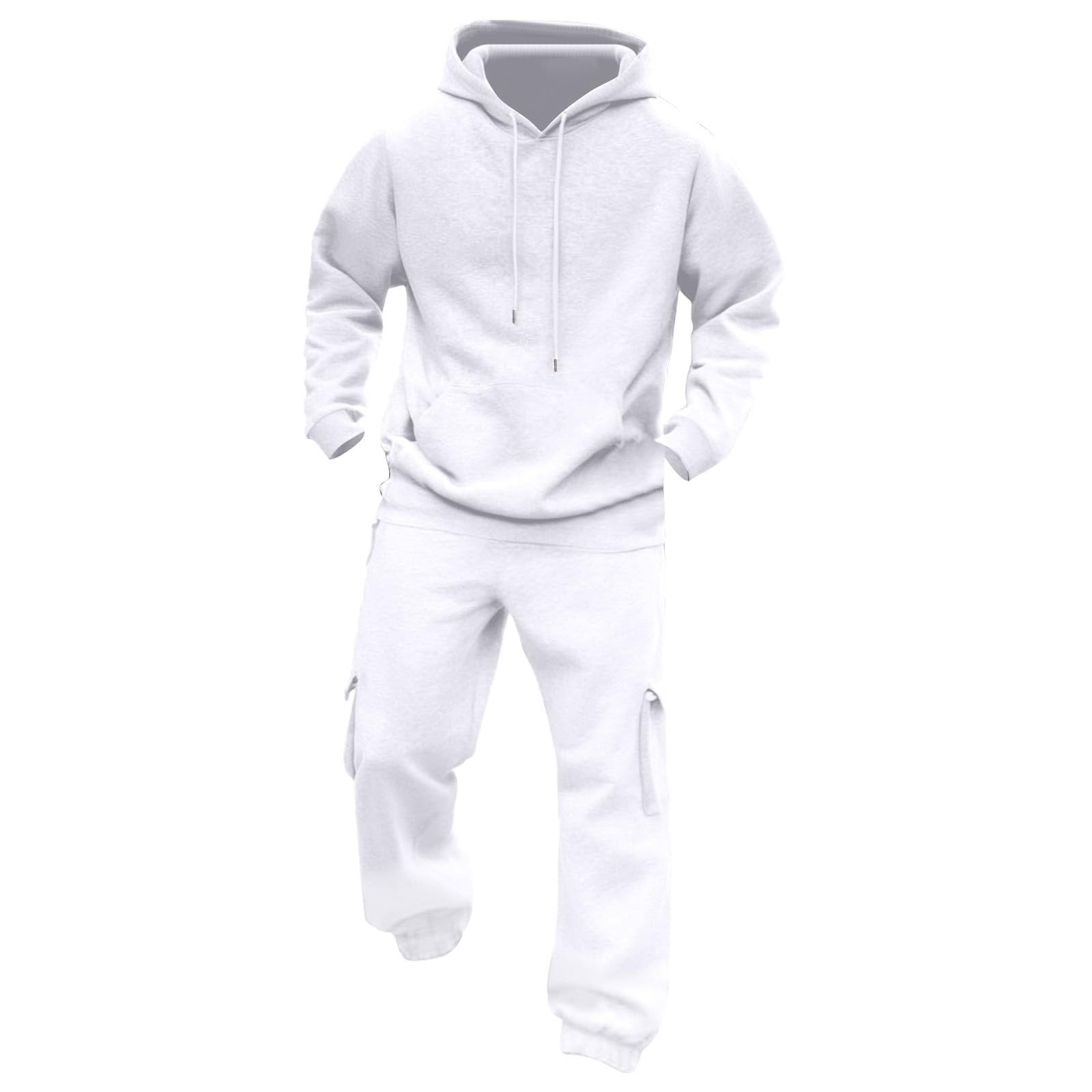Felpe per uomo Pack,Uomo Tuta Set 2 Pezzi Felpa Con Cappuccio