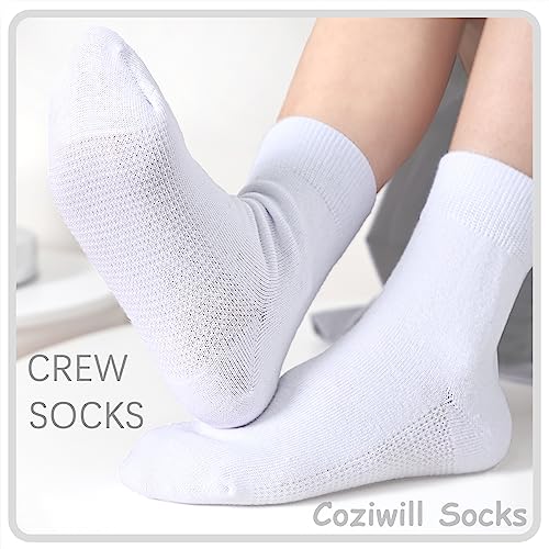 75% Off Kids Cotton Seamless School Socks - 6 Pairs - Image 3