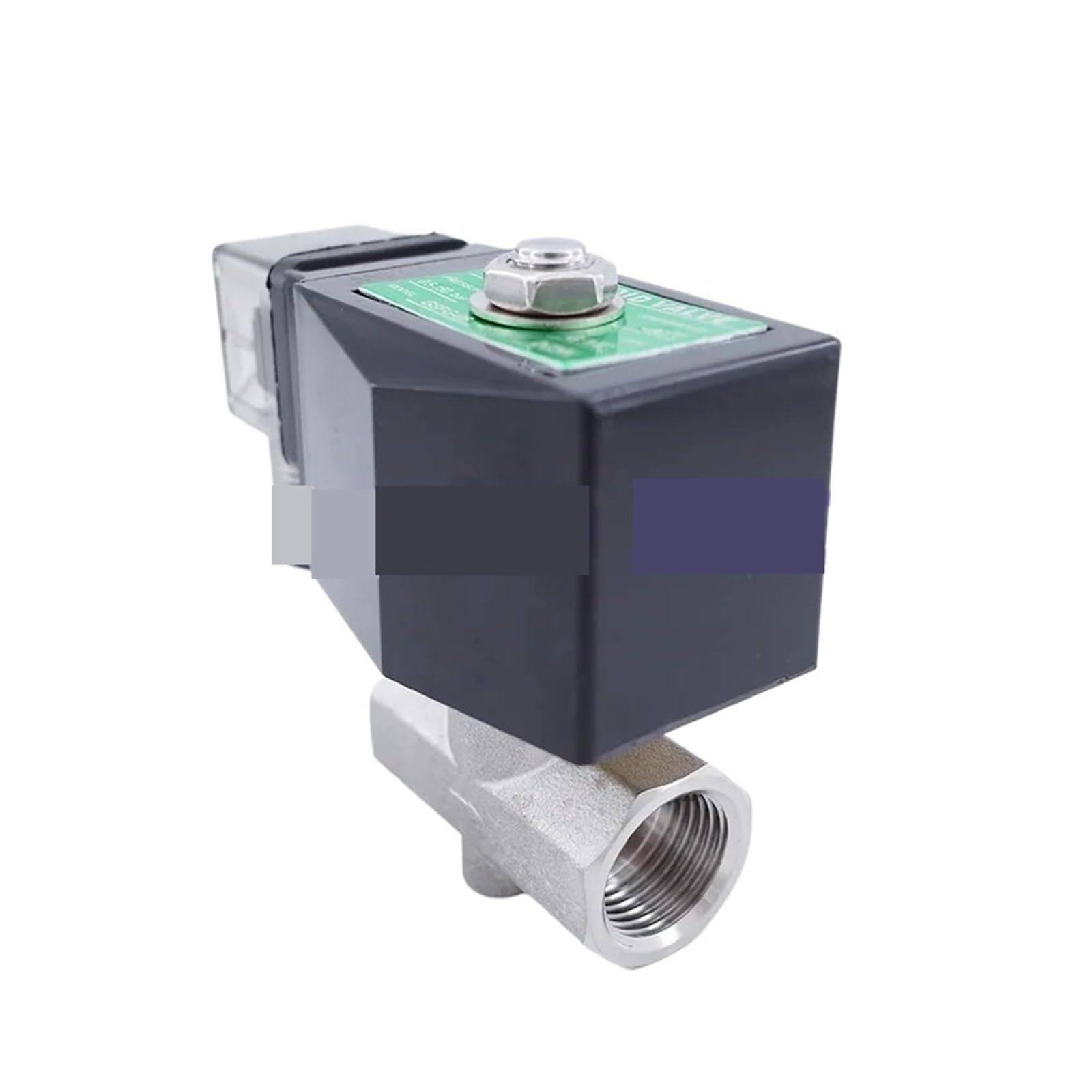 Électrovanne d'eau 150 bars NC GSPG-06 vanne inox 304 de 6 mm pour circuit AC 110V