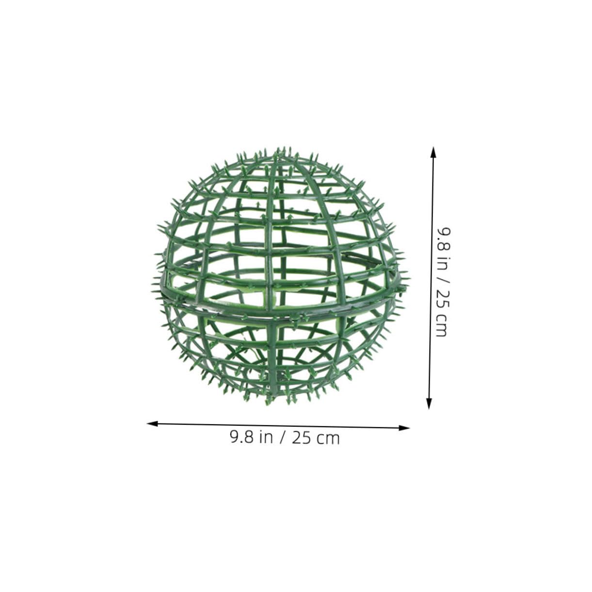 Alipis 3 Pezzi di Palla Artificiale Fiori Topiaria Sferiche A Gabbia Palline Decorative Sfera Sfera Floreale A Gabbia Topiaria A Forma di Supporto
