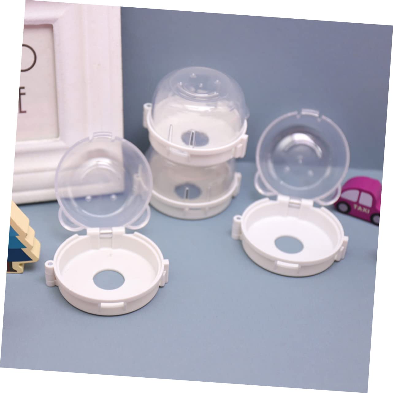 6pcs Gas Stove Knob Covers Cooktop Protectors Burner Safety Guards for Childproof Kitchen
