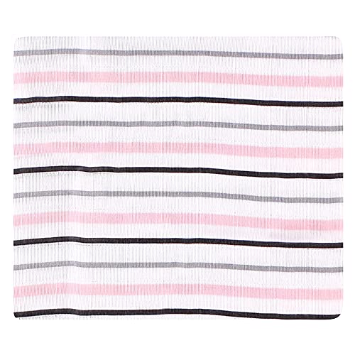 Image of Hudson Baby Unisex Baby Cotton Muslin Swaddle Blankets, Pink Gray Safari, 3-Pack