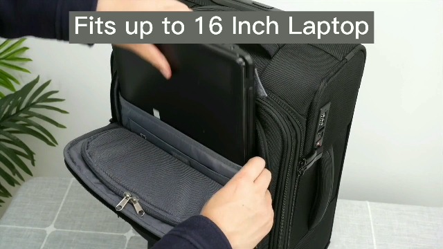 Amazon.com | KROSER Softside Expandable Carry On Luggage with