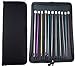 Case of 11 Tunisian Afghan Crochet Hooks Aluminum Knitting Needles Set Kit for Beginners(2mm-8mm)
