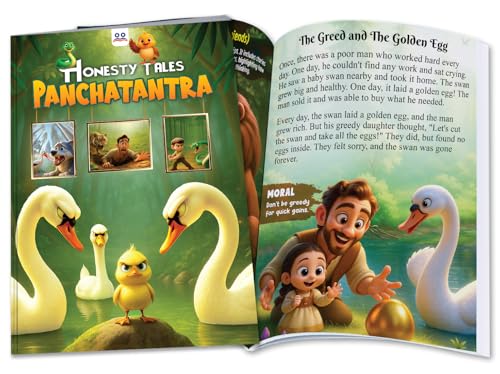Image of Panchatantra Story Book in English - Story Book for Kids (Set of 10 Books) | Premium Quality Moral Story Book by Pandit Vishnu Sharma | Two Brothers Publications