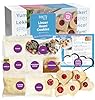 BāKIT Box Linzer Cookies and Hexagon Honeycomb Sugar Cookie Decorating Kit - Fun Baking Kit to Make Valentines Cookies - Homeschool Curriculum Geometry Kids Activities Baking Kit - STEM Birthday Gifts #1