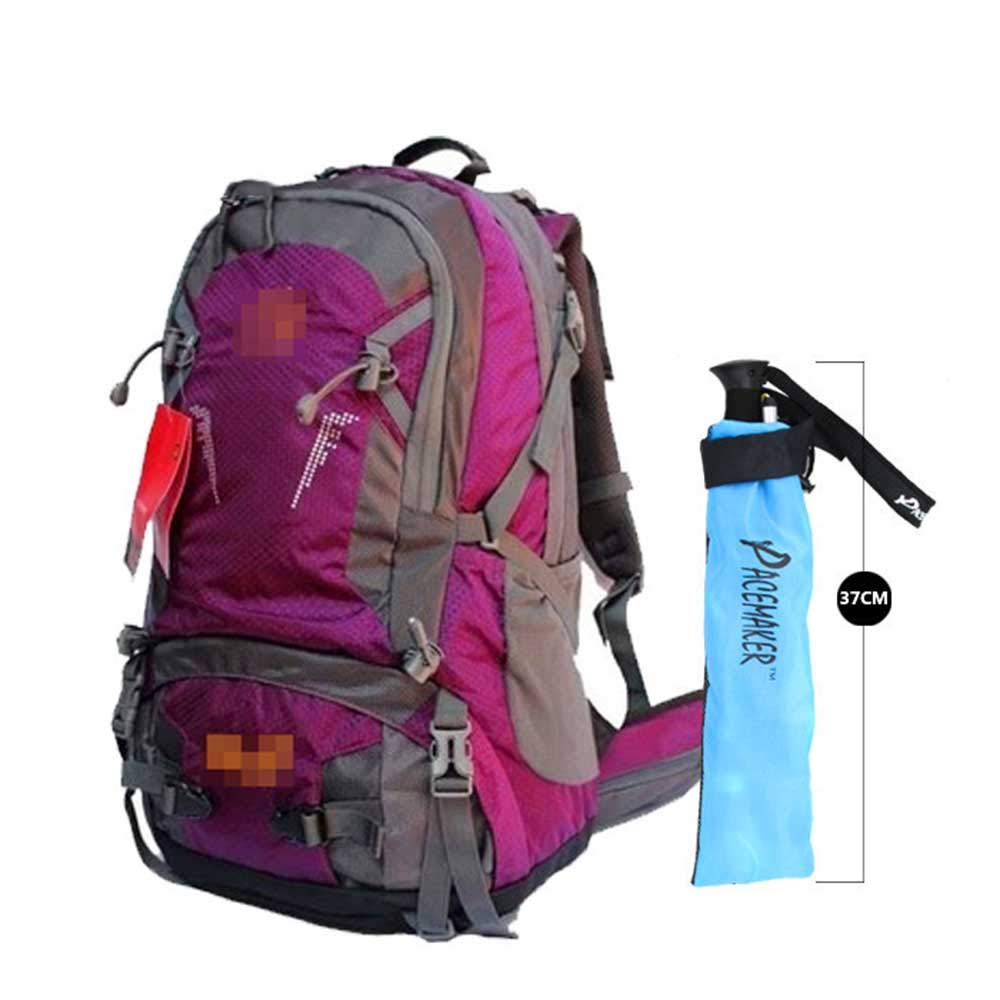 Bastones De Senderismo Aleación De Aluminio para Aviación, 280 G Ultraligero, con Velcro, Muñequera De Nylon Ajustable, Longitud Ajustable Libremente para El Alpinismo