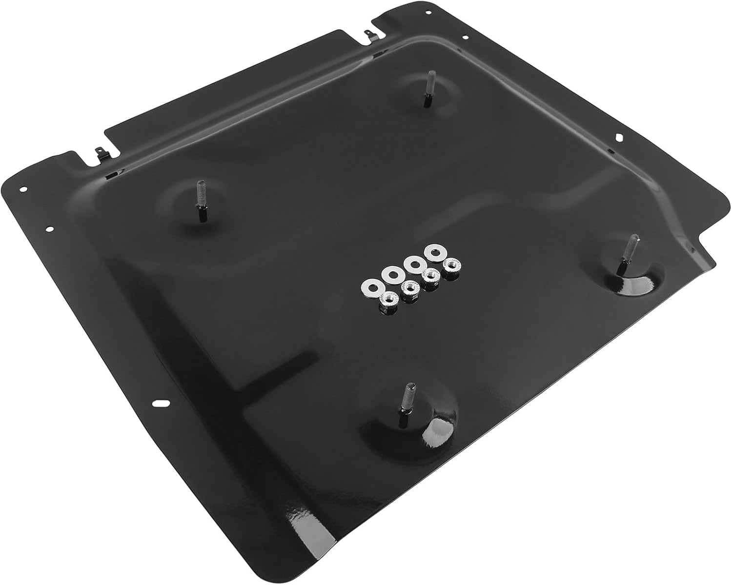 H RUO Tour Pack Metal Base Plate Tour Trunk Inner Reinforcement Plate Fits for 2014-later Harley Touring Rushmore Chopped King Tour Pack, Street Glide Electra Glide Road King Road Glide