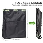 Car Trash Can, Car Trash Bag Hanging, 3.5 Gallons Ultra Large Capacity Organizer and Storage with Adjustable Straps, Leakproof Lining (Pack of 2) - Image 2