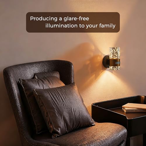 Image of L LOHAS LED Motion Sensor Night Light, Wireless Rechargeable Nightligh | 2 Pack Wall Mounted Nightlights,Motion-Activated Acrylic Night Lights,3000K Dimmable for Bathroom Hallway