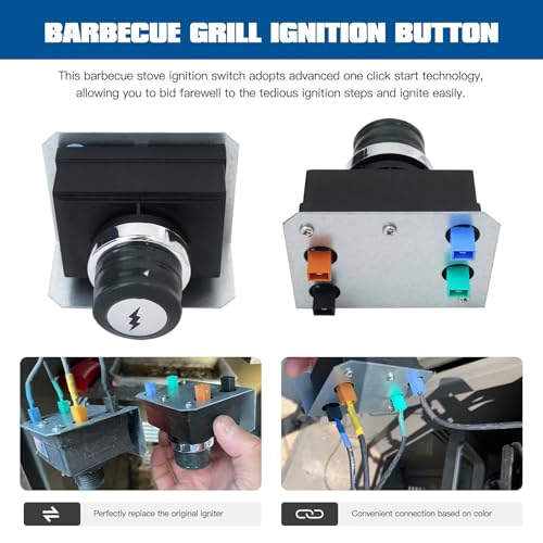 Kit d'allumage 7629 barbecue Weber Genesis 300 E-310 E-320 E-330 S-310 - 6