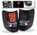 ZMAUTOPARTS Ford F150 Styleside LED Altezza Tail Brake Light Rear Lamp Black