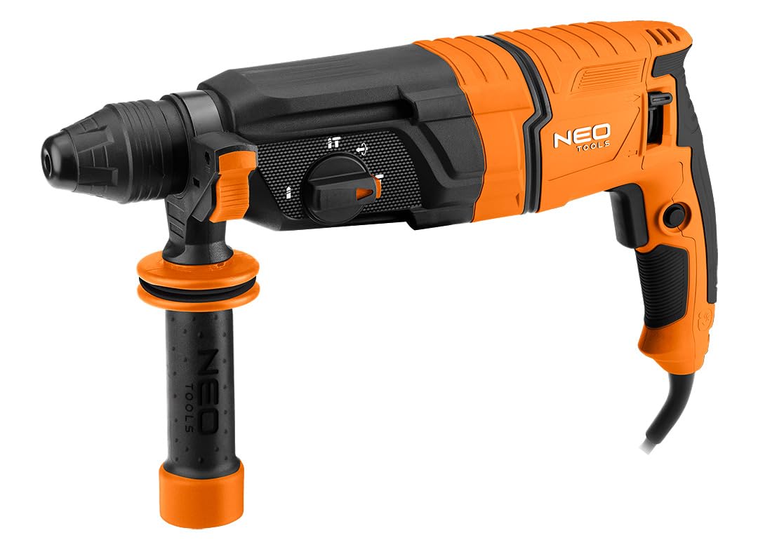 Młotowiertarka wiertarka udarowa 900W SDS+ walizka udar 4 funkcje NEO TOOLS